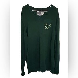 Bruzer University Of South Florida(USF) Bulls Sweater Green Men’s Size XXL